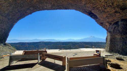 View of entire cave facing out