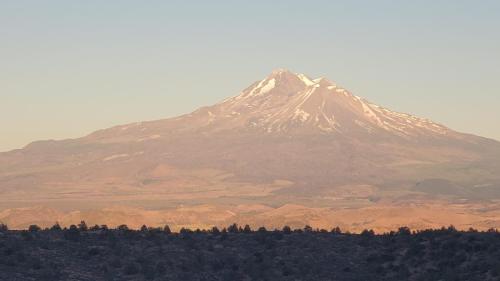 View of Mt Shasta at sunset 3